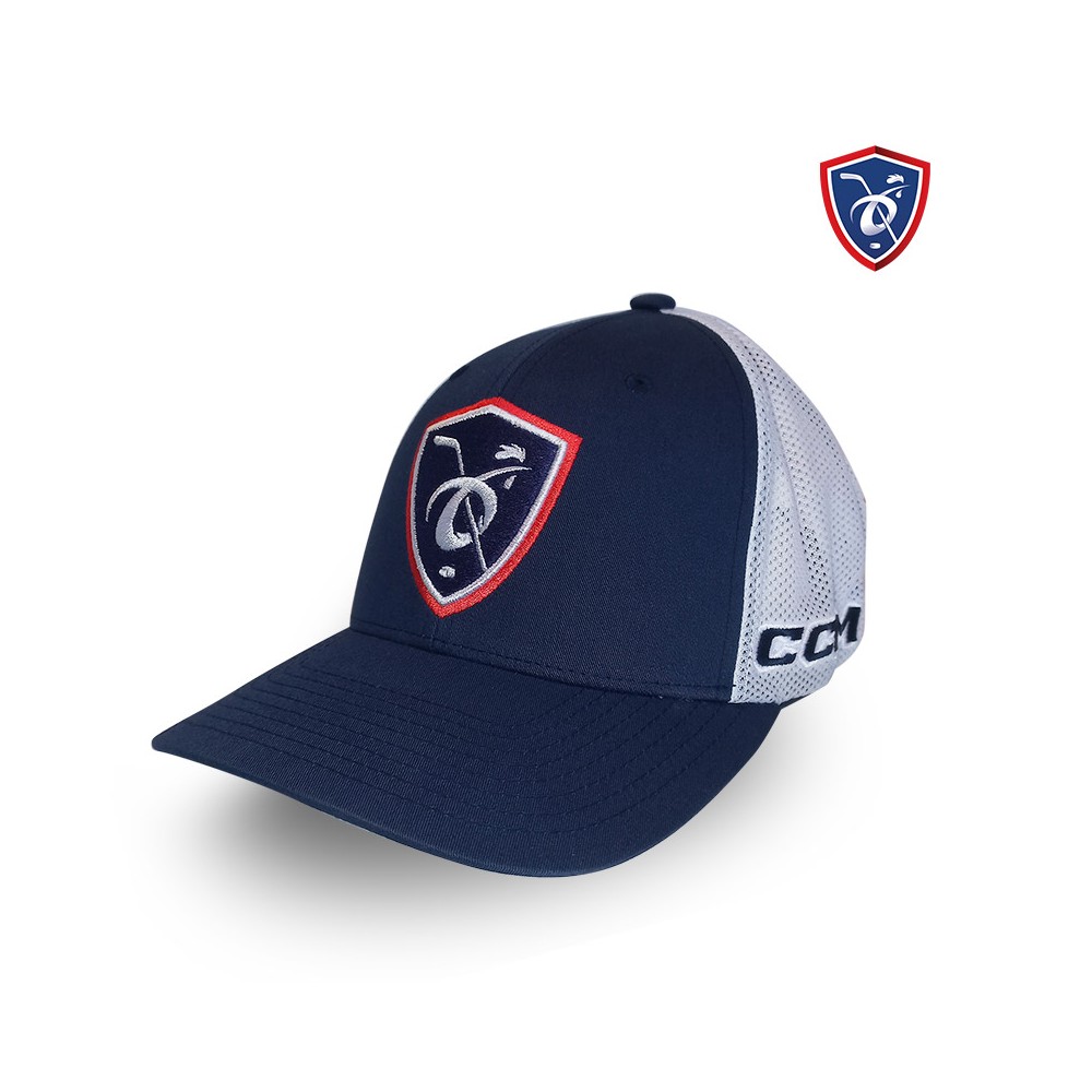 Casquette officielle FFHG CCM France bleu navy blanc