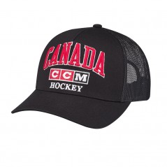 Casquette CCM Canada Mesh Trucker noir