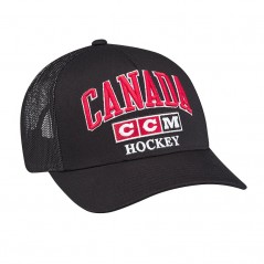 Casquette CCM Canada Mesh Trucker noir