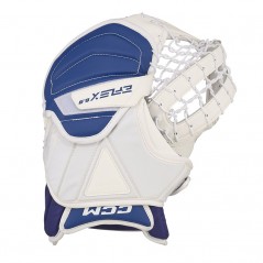 Mitaine CCM EFlex 6.9 senior blanc bleu royal