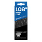 Lacets BLUE SPORTS Titanium Waxed ciré noir gris blanc