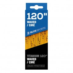 Lacets BLUE SPORTS Titanium Waxed ciré jaune