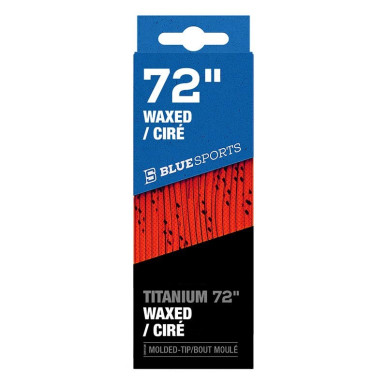 Lacets BLUE SPORTS Titanium Waxed ciré orange