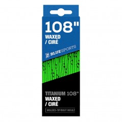 Lacets BLUE SPORTS Titanium Waxed ciré vert