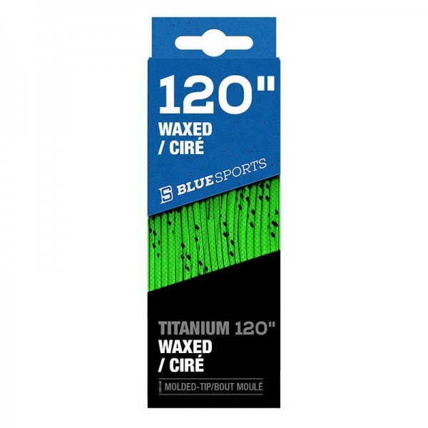 Lacets BLUE SPORTS Titanium Waxed ciré vert