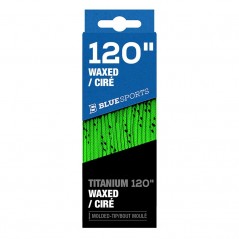 Lacets BLUE SPORTS Titanium Waxed ciré vert