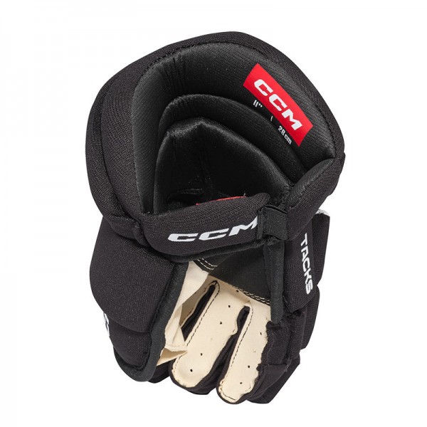 Gants CCM Tacks AS550 Junior noir blanc