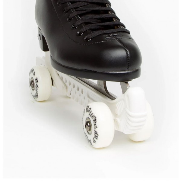 Protège-lames ROC-N- ROLLERGUARD à roulettes blanc