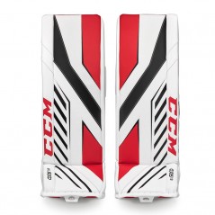 Bottes CCM AXIS 1.9 Senior blanc rouge noir