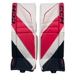 Bottes CCM Extreme Flex EFlex 6.5 senior blanc rouge noir