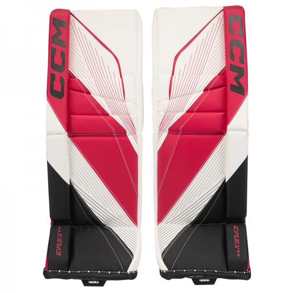 Bottes CCM Extreme Flex 6.5 junior blanc rouge noir