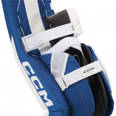 Bottes CCM Extreme Flex 6.5 junior blanc bleu royal