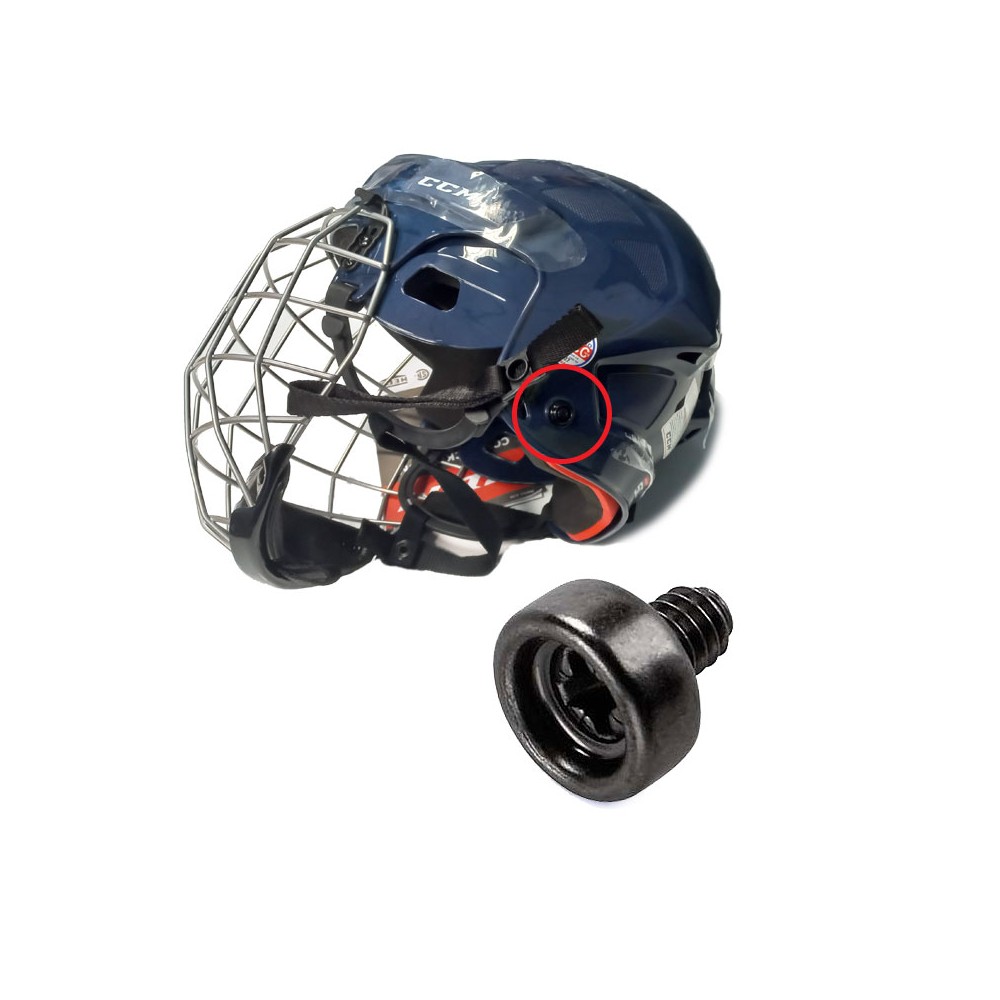 Vis Dome pour sangle de grille de casque