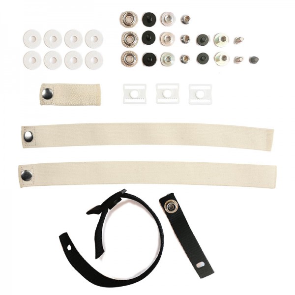 Kit Strap CCM pour masque Gardien avec pressions-clips ACMKITBGEX beige