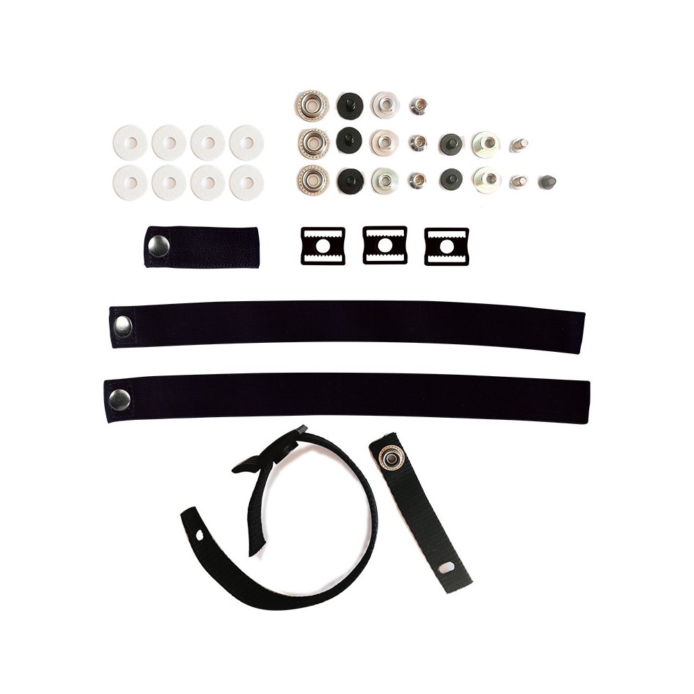 Kit Strap CCM pour masque Gardien avec pressions-clips ACMKITBGEX noir