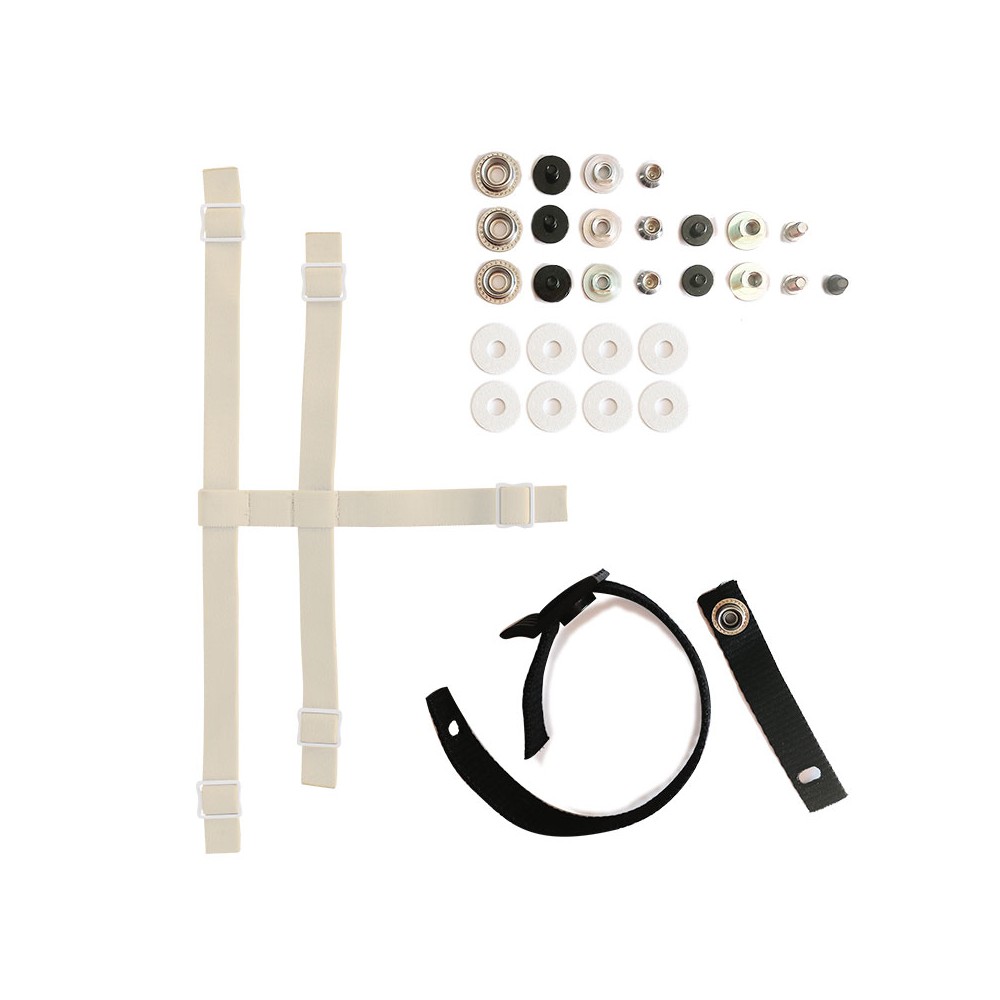 Kit Strap CCM pour masque Gardien avec pressions-clips ACMKIT