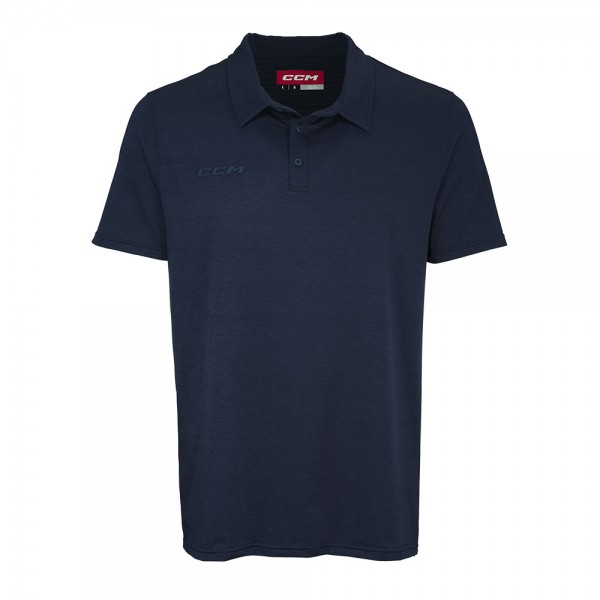 Polo CCM fitted bleu navy