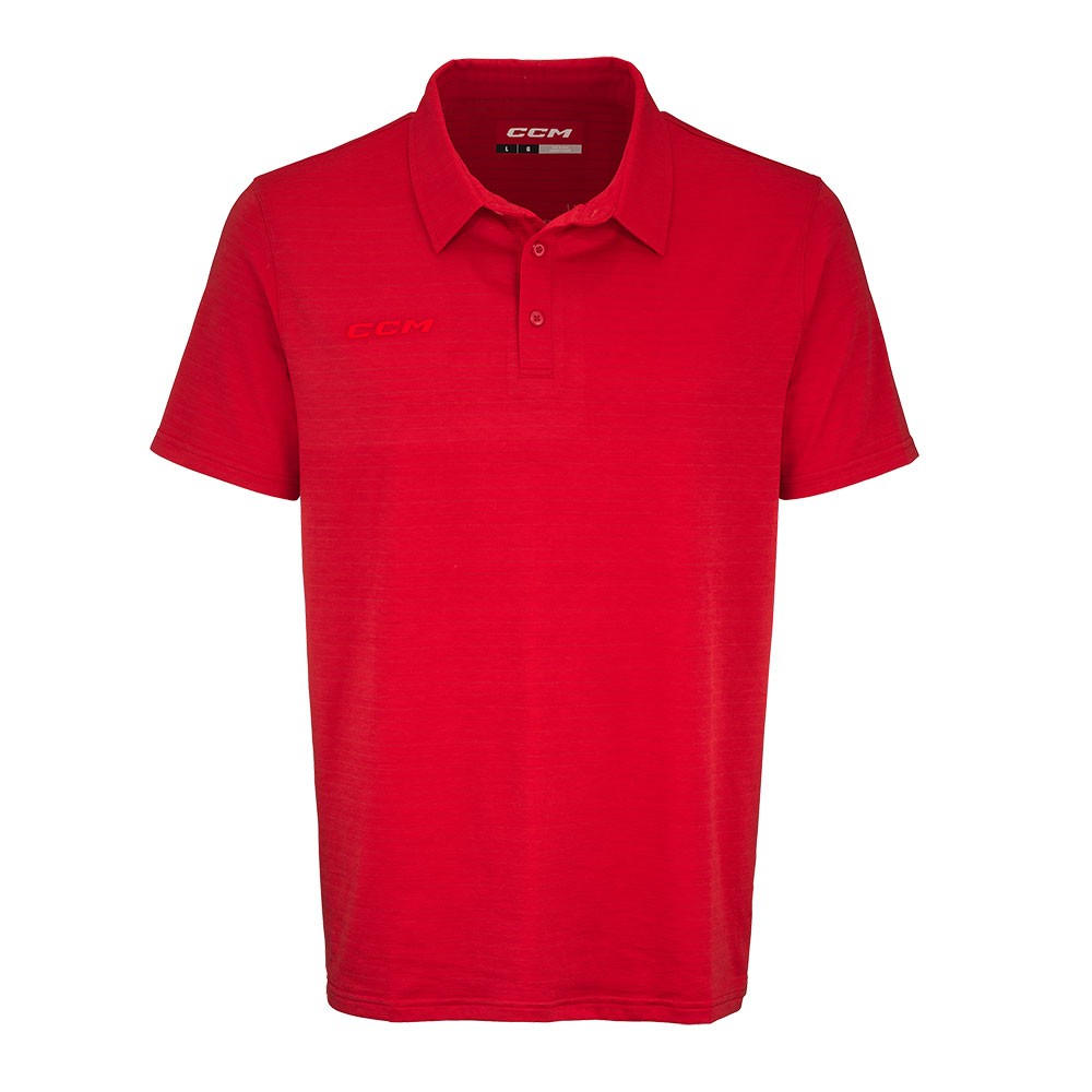 Polo CCM fitted rouge