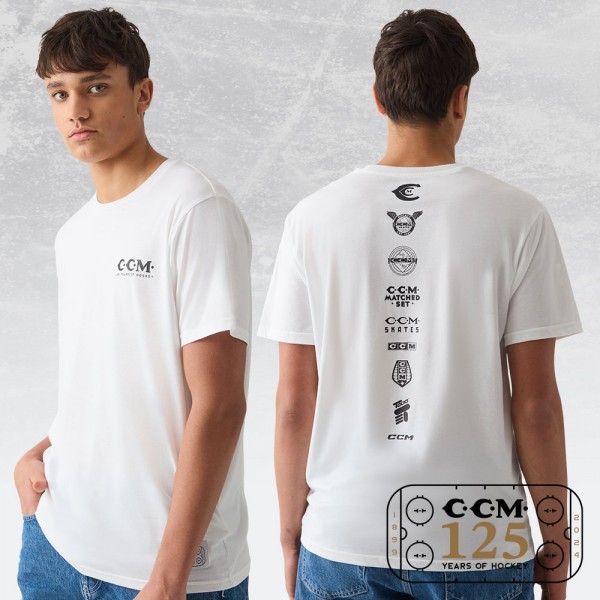 T-shirt CCM 125 ans blanc