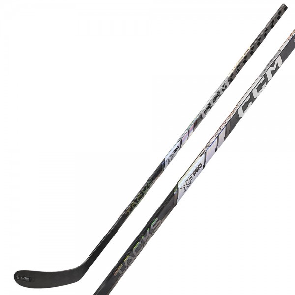 Crosse monobloc de hockey Flex 65 CCM Tacks XF Pro Grip Intermédiaire