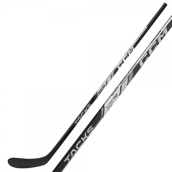 Crosse de hockey sur glace monobloc Flex 65 CCM Tacks XF 70 Grip Intermédiaire