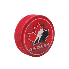 Palet de collection officiel NHL Shield Classic Souvenir Team Canada rouge une face