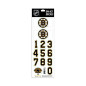 Planche stickers autocollants numéros et logo NHL