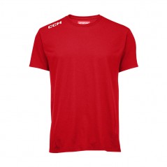 T-shirt CCM Essential Tee Athletic Senior rouge