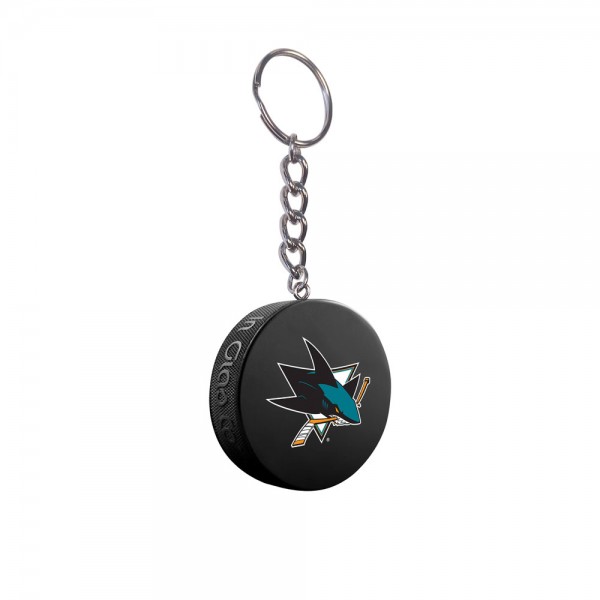 Porte-clés palet de collection officiel NHL Sharks San Jose