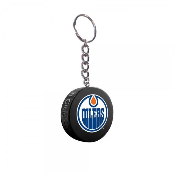 Porte-clés palet de collection officiel NHL Oilers Edmonton