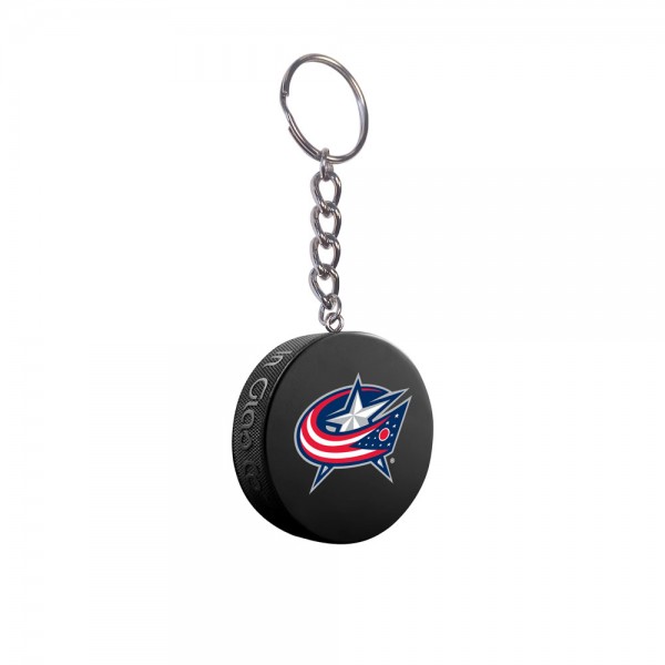 Porte-clés palet de collection officiel NHL Blue Jackets Columbus