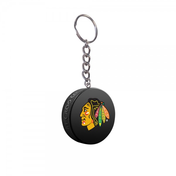 Porte-clés palet de collection officiel NHL Blackhawks Chicago