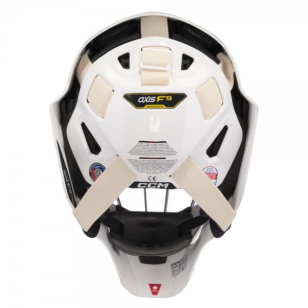 Masque de protection de gardien CCM AXIS F9 blanc