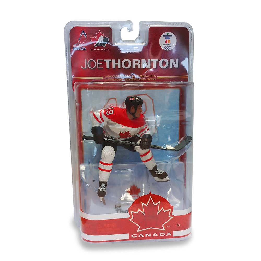 Figurine Joueur NHL Joe THORNTON 19 Team Canada JO Vancouver 2010