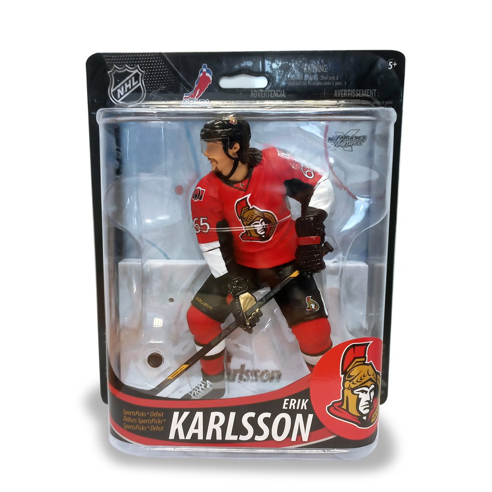 Figurine de collection NHL Officiel joueur de hockey Erik KARLSSON 65 Senators Ottawa