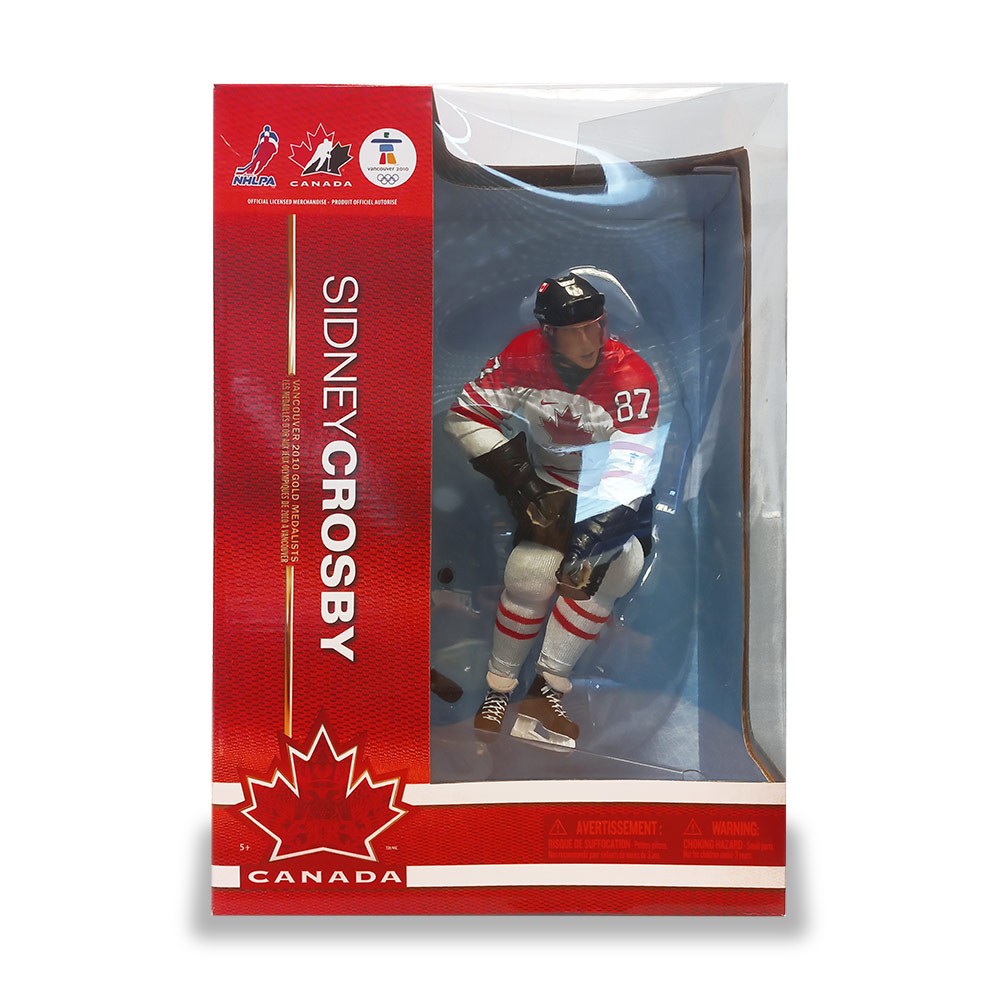 Figurine Joueur NHL Sidney CROSBY 87 Team Canada JO Vancouver 2010