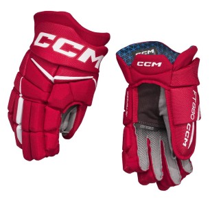 Gants CCM Jetspeed FT880 Senior rouge blanc