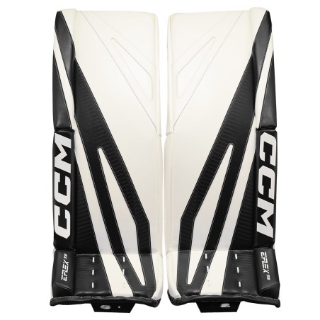 Bottes CCM EFLEX 7.5 Gardien Senior blanc noir