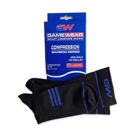 Chaussettes GAMEWEAR Compression Bambou mi-mollet