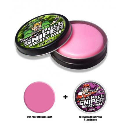 Cire ODOR-AID Hockey WAX PUCK SNIPER vert