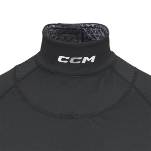 T-shirt compression CCM protège-cou Neck guard Aer-Tec Senior