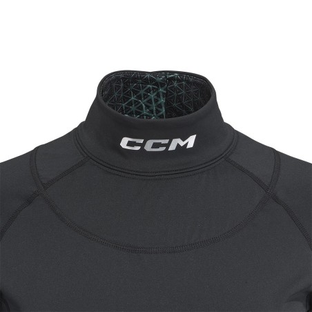 T-shirt compression CCM protège-cou Neck guard Aer-Tec Femme