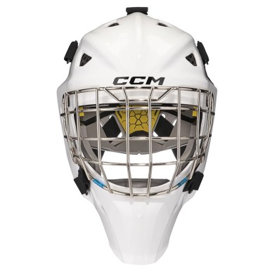 Masque CCM AXIS F5 blanc Gardien Senior