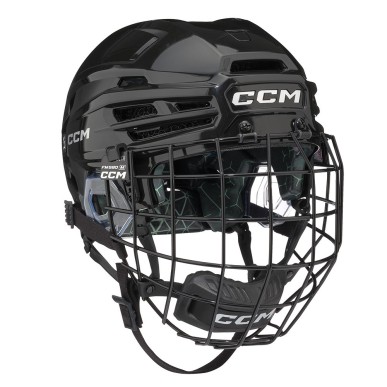 Casque de joueuse de hockey CCM FTW Combo avec grille Femme noir