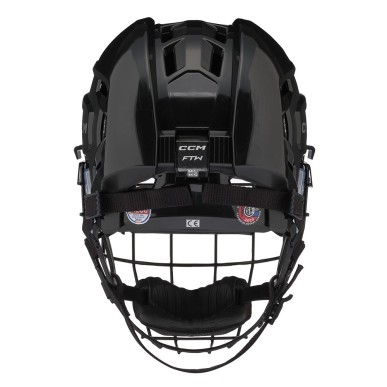Casque de joueuse de hockey CCM FTW Combo avec grille Femme noir