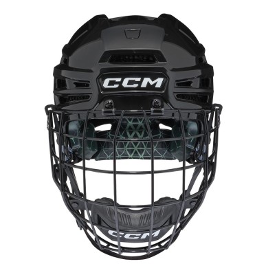 Casque de joueuse de hockey CCM FTW Combo avec grille Femme noir