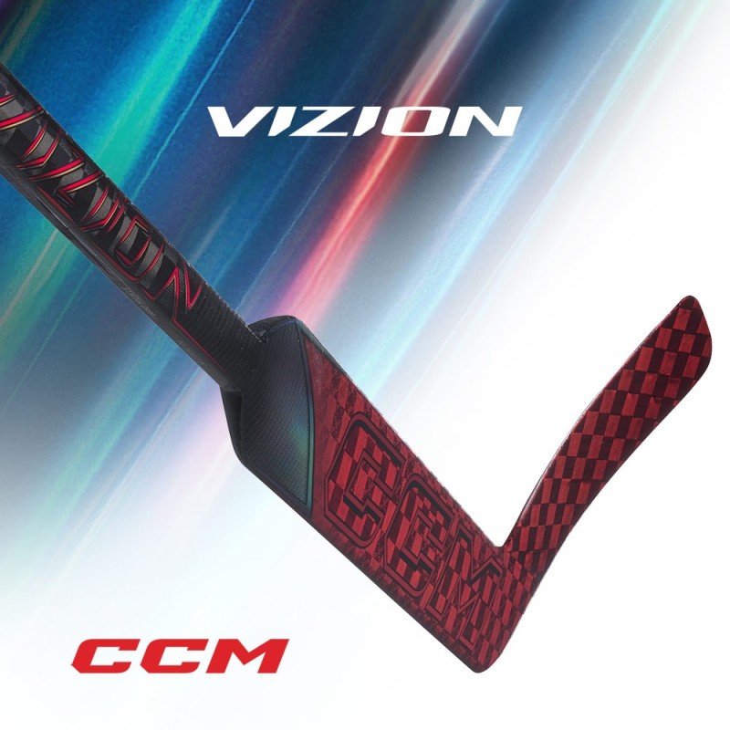 Crosse CCM Vizion Rouge argent Gardien Senior