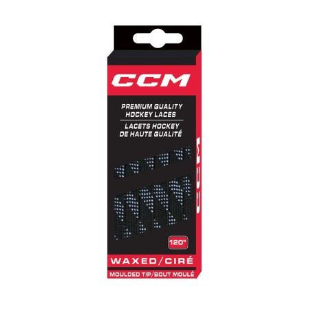Lacets CCM Wax Cirés Noirs