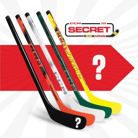 Mini-crosse de hockey sur glace CCM Secret Minis à collectionner