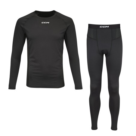 Ensemble T-shirt Pantalon compression CCM Performance Aer-tec Senior Medium